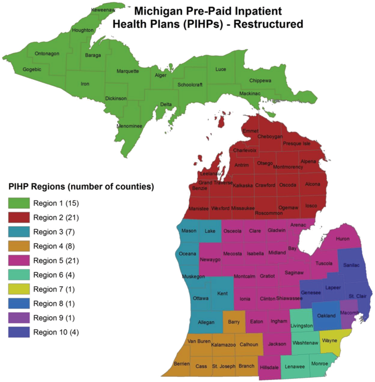 Community Mental Health Services: Coverage and Delivery in Michigan ...