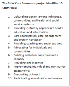 Advancing the Profession of Community Health Workers - CHRT