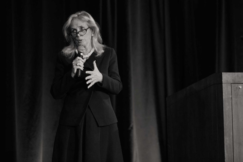 Debbie Dingell speaking at the Opioid Summit