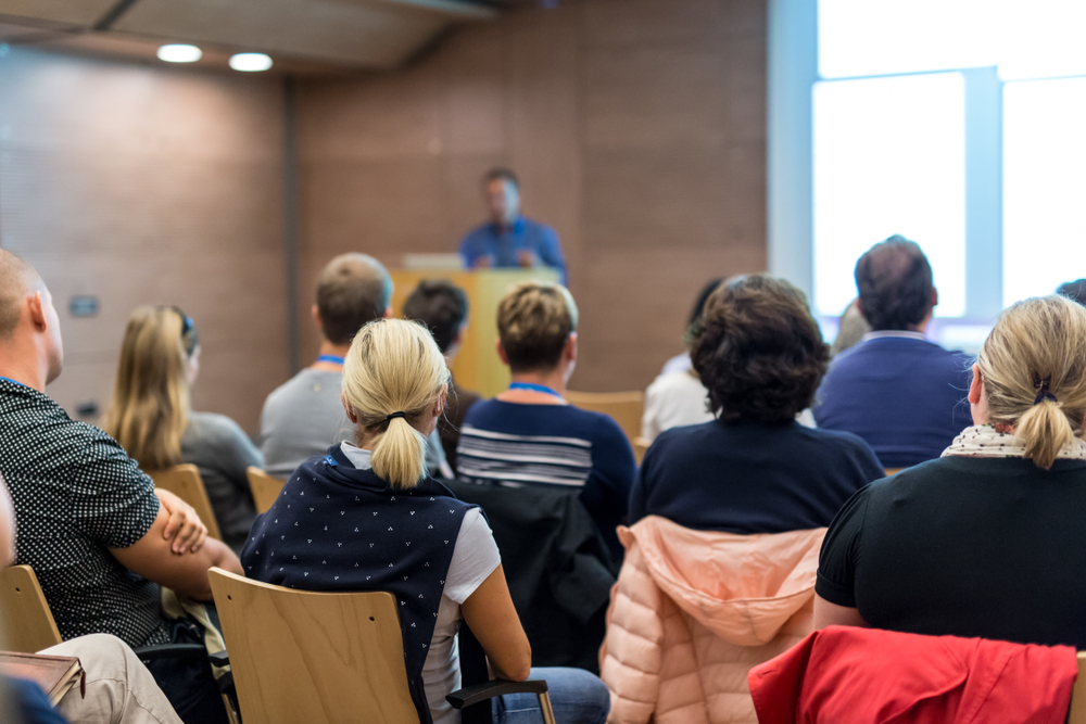 Attendees at a conference