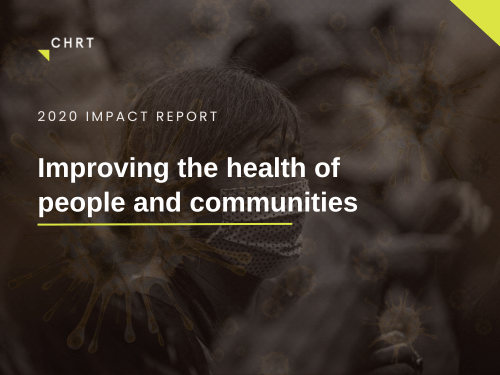 2020 Cover of the 2020 impact report